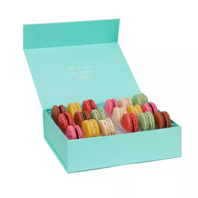 Factory Custom Luxury Biscuit Gift Food Macaron Packaging Sweet  Magnetic  Box