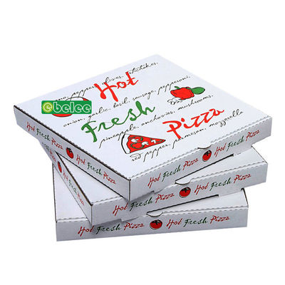 E Flute Pizza Packaging Box 12 Inch Black