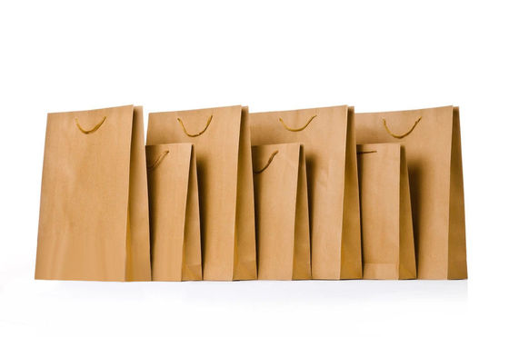 Custom Printing Kraft Paper Bag Glossy Lamination Matt Lamination
