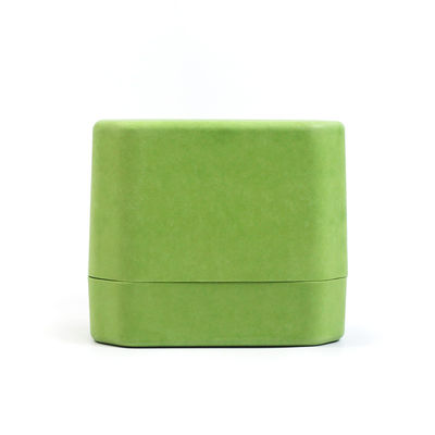 Paper Biodegradable Green Molded Pulp Box With Lid Custom Design For Cosmetics