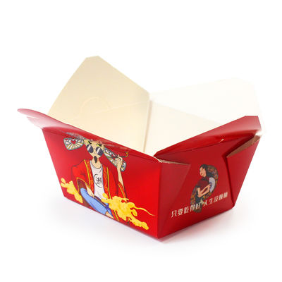 Brown Rectangle Kraft Paper Lunch Boxes Disposable Biodegradable 26Oz 49Oz 66Oz