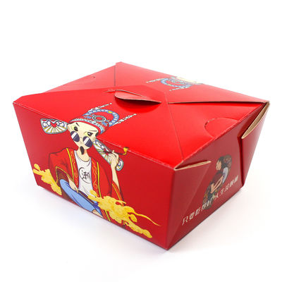 Brown Rectangle Kraft Paper Lunch Boxes Disposable Biodegradable 26Oz 49Oz 66Oz