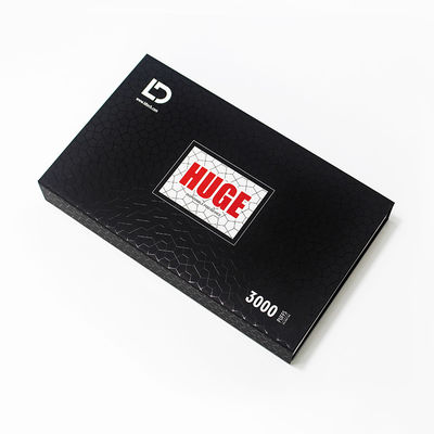 Custom Special Printing Gold Foil Luxury Black Electronics Folding Magnetic Gift Box