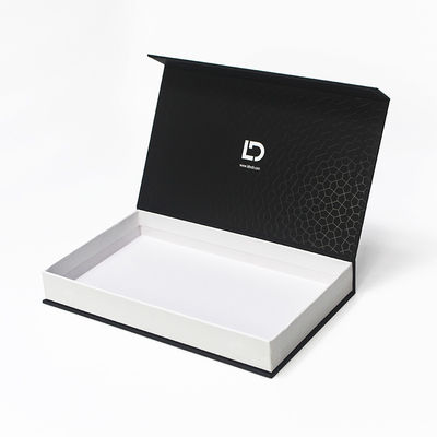 Custom Special Printing Gold Foil Luxury Black Electronics Folding Magnetic Gift Box