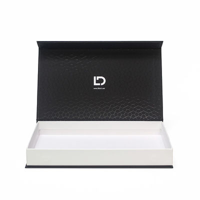 Custom Special Printing Gold Foil Luxury Black Electronics Folding Magnetic Gift Box