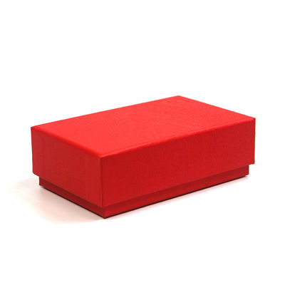 Special Paper Embossing Logo Red Printing Shipping Lid And Base Gift Box With Eva Tray