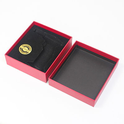 Frosted Texture Special Paper Embossing Red Power Drill Lid And Base Gift Box With Eva Tray