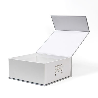 Luxury White Bluetooth Headphones Corrugated Board Magnetic Folding Gift Box