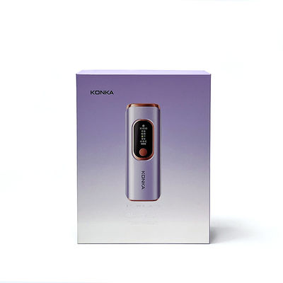Wine Purple Lid And Base Gift Box Corrugated Board For Beauty Apparatus