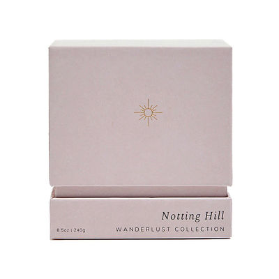 CMYK or Panton Printing Color Decorative Scented Candle Box Packaging Lid And Base Box