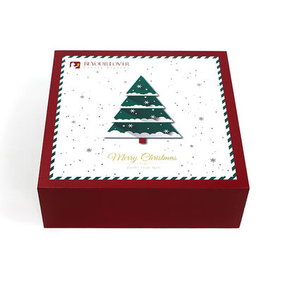 Eco Friendly Christmas Gift Set Cardboard Packaging Lid and Base Gift Box