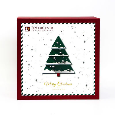 Eco Friendly Christmas Gift Set Cardboard Packaging Lid and Base Gift Box