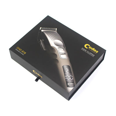 Coloring Pritning Electric Razor Folding Magnetic Paper Gift Box With Plastic Tray