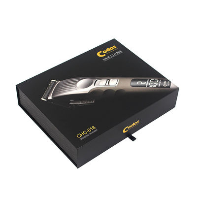 Coloring Pritning Electric Razor Folding Magnetic Paper Gift Box With Plastic Tray