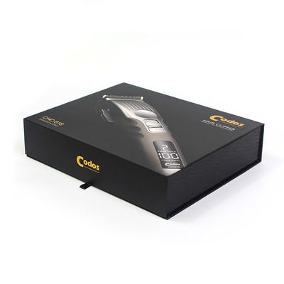 Coloring Pritning Electric Razor Folding Magnetic Paper Gift Box With Plastic Tray