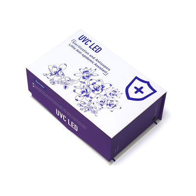 Design Printing UVC LED Mineralight Folding Magnetic Paper Purple Gift Box