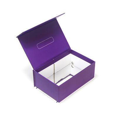 Design Printing UVC LED Mineralight Folding Magnetic Paper Purple Gift Box