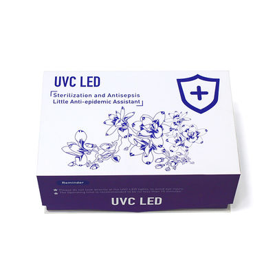 Design Printing UVC LED Mineralight Folding Magnetic Paper Purple Gift Box