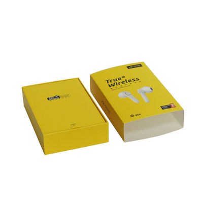 Custom Printed Electronic Wired Earphone Boxes Cardboard Packaging for Cosmetics