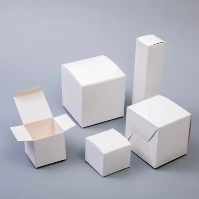 Customized White Card Small Paper Box Packaging For Gift
