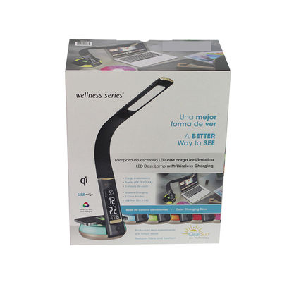 Eco-Friendly Custom Design Corrugated Table Lamp Packaging Box Colorful Paper Postal Box