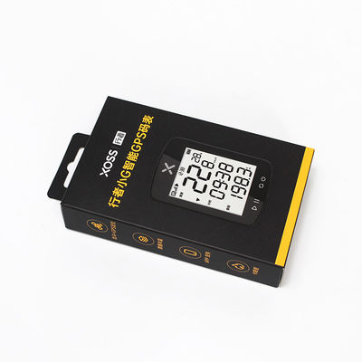 Recycled Paper Packaging Black Box With Handle for Custom Design Electronic Product