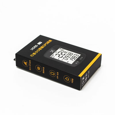 Recycled Paper Packaging Black Box With Handle for Custom Design Electronic Product