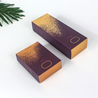CMYK or Panton Printing Color Silver Paper Packaging Box for Face Mask Frosted Surface
