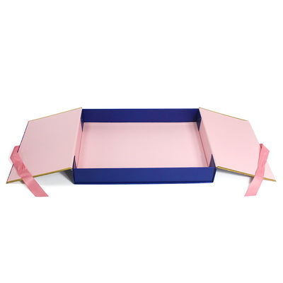 Custom Printing Packaging Wedding Box with Ribbon in CMYK or Panton Color