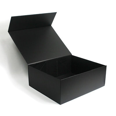 Black Cardboard Paper Gift Box Wig Hair Extension Magnetic Cosmetic Packaging Box
