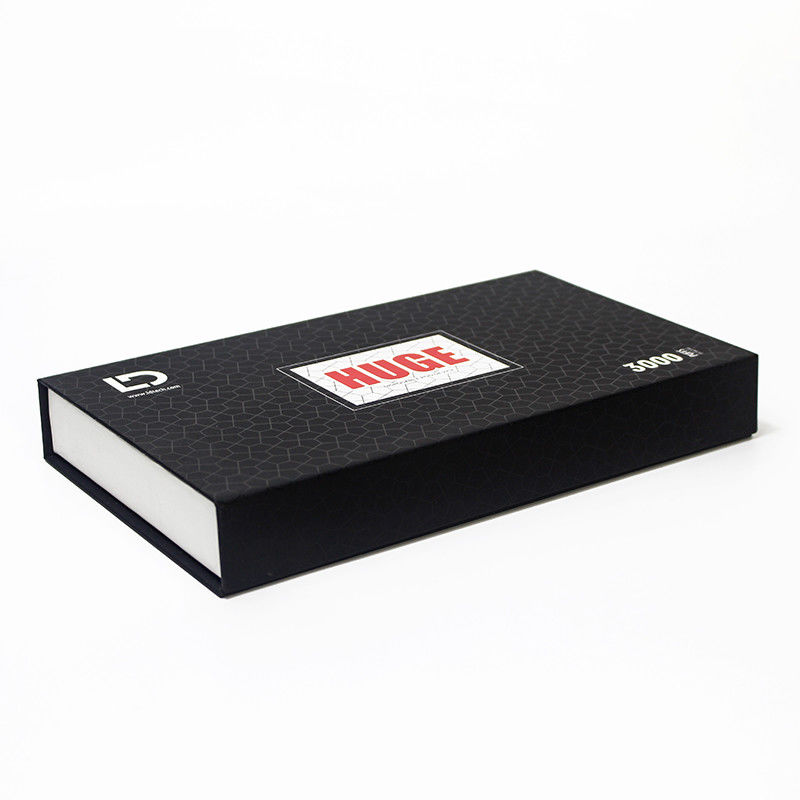 Custom Special Printing Gold Foil Luxury Black Electronics Folding Magnetic Gift Box