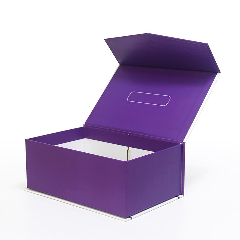 Design Printing UVC LED Mineralight Folding Magnetic Paper Purple Gift Box