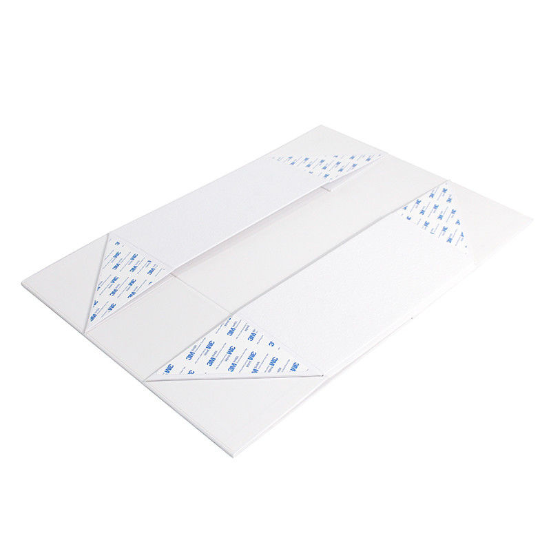 Custom Luxury Rigid Folding Shoe Box With Magnetic Lid , Garment Apparel Clothing Packaging Box